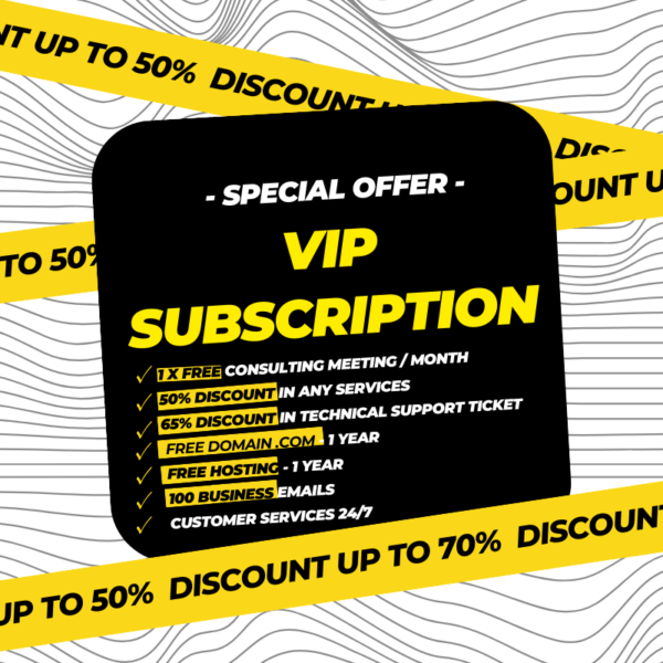 VIP Subscription / 1 Year